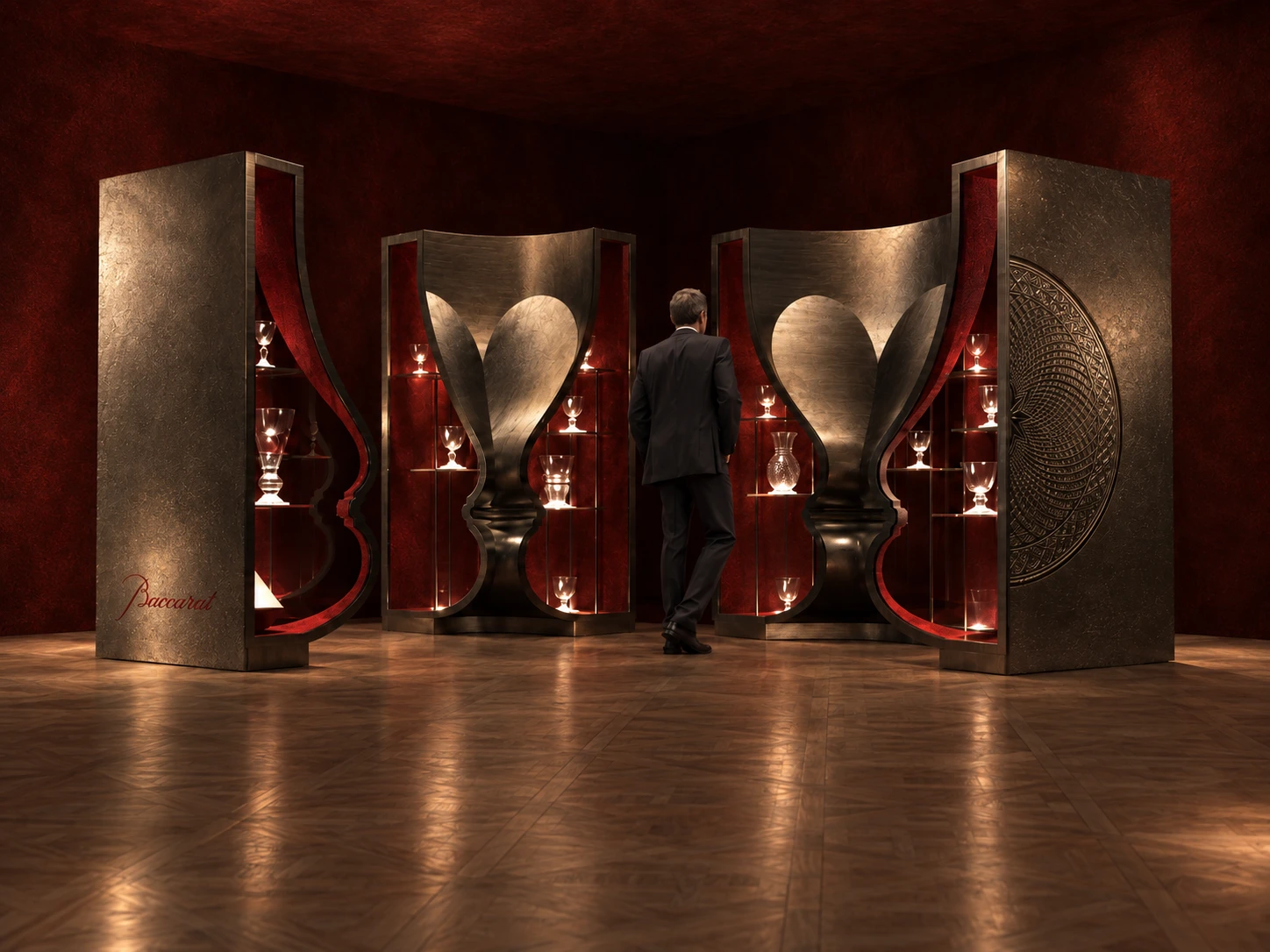 Final overview of the Baccarat installation in its setting
