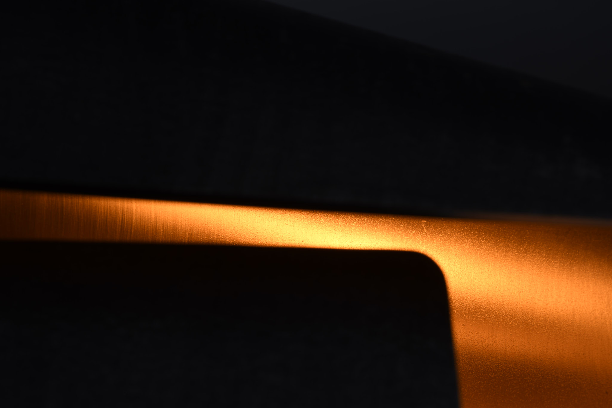 Illuminated detail of the IGNA lamp